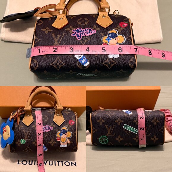 New LOUIS VUITTON 57th Street NYC Nano Speedy Exclusive Limited Edition Bag - Picture 14 of 16
